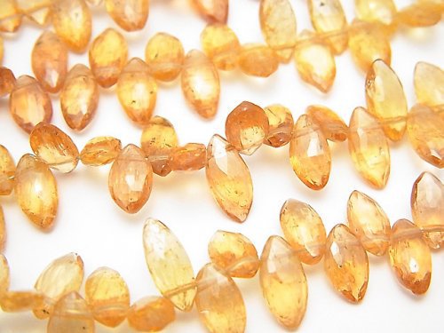 Faceted Briolette, Marquise, Topaz Gemstone Beads