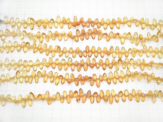 High Quality Imperial Topaz AAA- Marquise Faceted Briolette half or 1strand beads (aprx.7inch / 18cm)