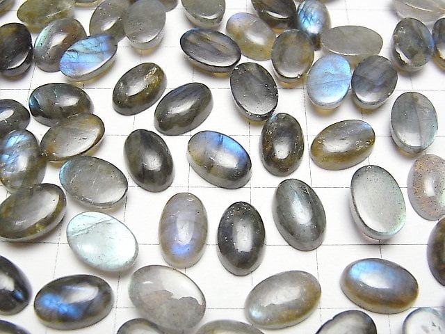 [Video] High Quality Labradorite AAA- Oval  Cabochon 12x8mm 5pcs $11.79!