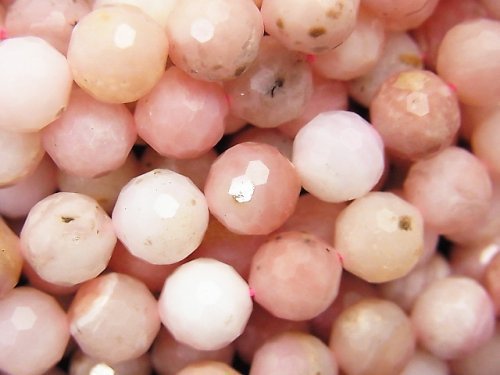 Faceted Round, Opal Gemstone Beads