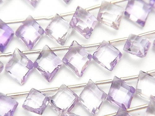 Amethyst, Diamond Gemstone Beads