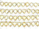 [Video] High Quality Citrine AAA Diamond Shape 10x8mm half or 1strand (18pcs )
