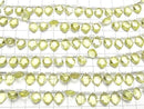 [Video]High Quality Lemon Quartz AAA Diamond Shape 10x8mm half or 1strand (18pcs )