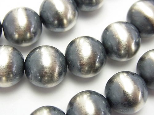 Silver925 Navajo Pearl Round 14mm 1pc