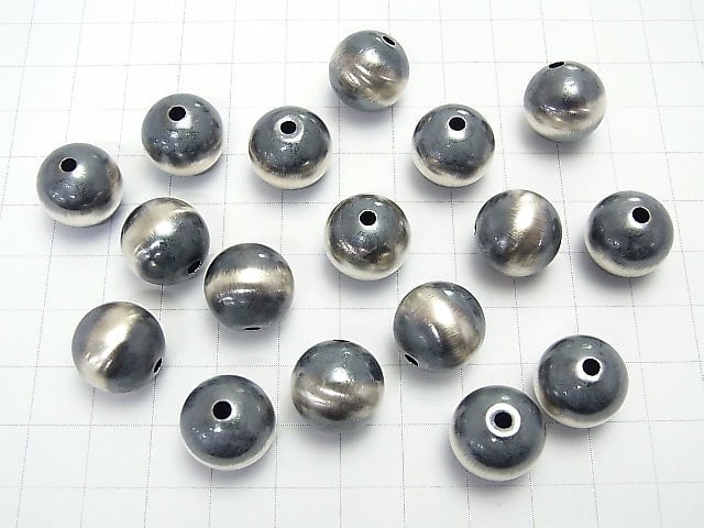 Silver925 Navajo Pearl Round 14mm 1pc