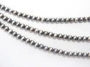 Silver925 Navajo Pearl Round 3mm 10pcs