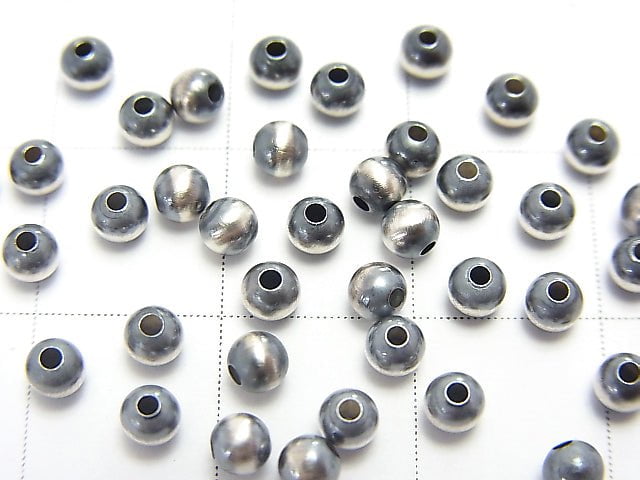 Silver925 Navajo Pearl Round 3mm 10pcs