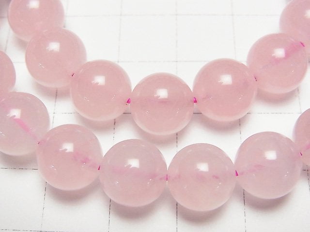 [Video] Deep Rose Quartz AA + Round 10mm 1strand (Bracelet)