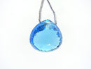 [Video] [One of a kind] High Quality Swiss Blue Topaz AAAA Chestnut Faceted Briolette 1pc NO.67