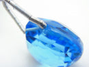 [Video] [One of a kind] High Quality Swiss Blue Topaz AAAA Chestnut Faceted Briolette 1pc NO.68
