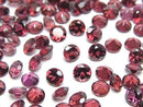 [Video]High Quality Rhodolite Garnet AAA Loose stone Round Faceted 5x5mm 5pcs