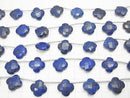 [Video] Lapis lazuli AA++ Flower motif 12x12x5mm 1strand (9pcs)