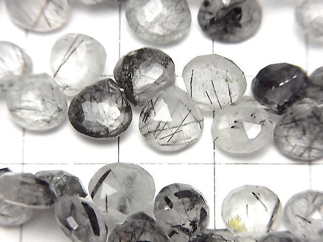 [Video]High Quality Tourmaline Quartz AA++ Chestnut Faceted Briolette 1strand beads (aprx.7inch/18cm)