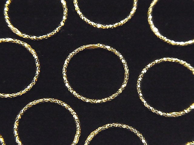 Silver925 Jump Ring (Closed Type) Laser Cut [7mm][9.5mm][12.5mm][16.5mm][21.5mm] 14KGP 10pcs