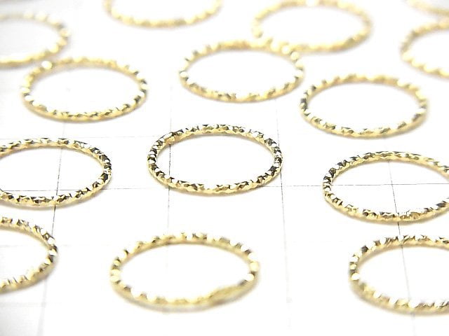 Silver925 Jump Ring (Closed Type) Laser Cut [7mm][9.5mm][12.5mm][16.5mm][21.5mm] 14KGP 10pcs