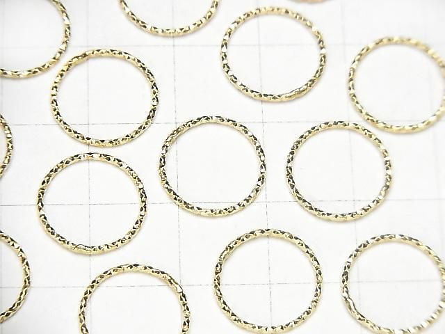Silver925 Jump Ring (Closed Type) Laser Cut [7mm][9.5mm][12.5mm][16.5mm][21.5mm] 14KGP 1pc