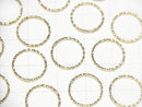 Silver925 Jump Ring (Closed Type) Laser Cut [7mm][9.5mm][12.5mm][16.5mm][21.5mm] 14KGP 10pcs