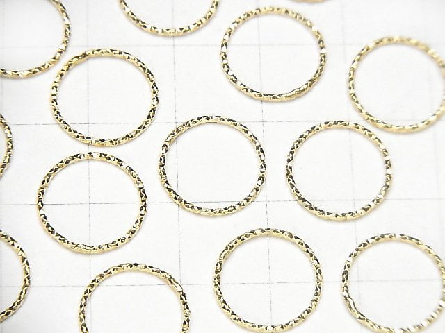 Silver925 Jump Ring (Closed Type) Laser Cut [7mm][9.5mm][12.5mm][16.5mm][21.5mm] 14KGP 10pcs