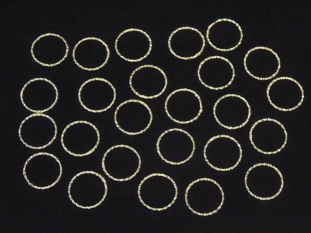 Silver925 Jump Ring (Closed Type) Laser Cut [7mm][9.5mm][12.5mm][16.5mm][21.5mm] 14KGP 1pc