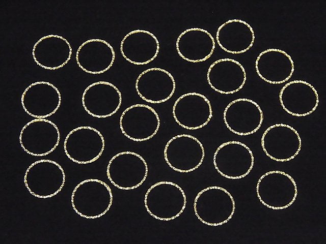 Silver925 Jump Ring (Closed Type) Laser Cut [7mm][9.5mm][12.5mm][16.5mm][21.5mm] 14KGP 10pcs