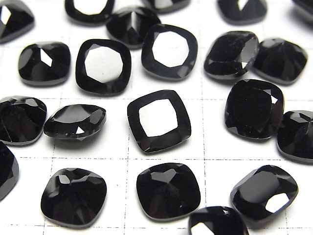 High Quality Black Spinel AAA Undrilled Square Faceted 8x8mm 5pcs $8.79!