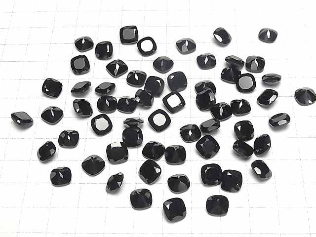 High Quality Black Spinel AAA Undrilled Square Faceted 8x8mm 5pcs $8.79!