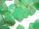 Chrysoprase, Nugget Gemstone Beads