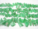 Chrysoprase AA + Rough Nugget Top Side Drilled Hole half or 1strand beads (aprx.8inch / 20cm)