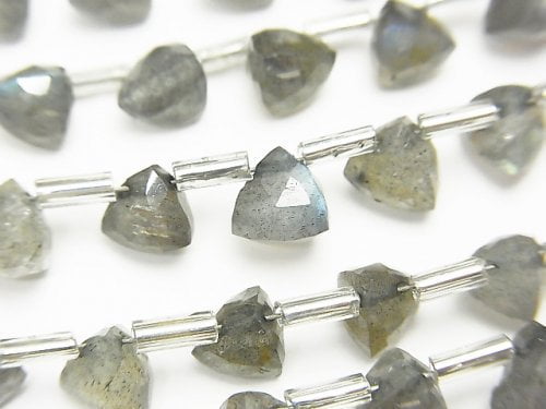 Labradorite, Triangle Gemstone Beads