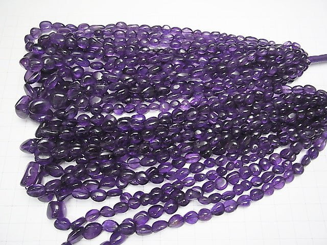 High Quality Amethyst AAA- Nugget  half or 1strand beads (aprx.15inch/38cm)