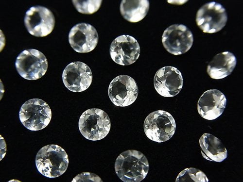 [Video]High Quality Crystal AAA Loose stone Round Faceted 4x4mm 10pcs