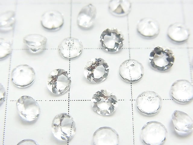 [Video]High Quality Crystal AAA Loose stone Round Faceted 4x4mm 10pcs