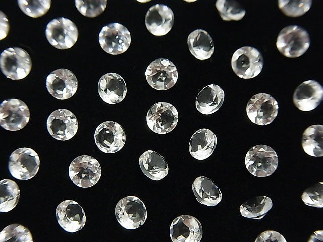 [Video]High Quality Crystal AAA Loose stone Round Faceted 4x4mm 10pcs