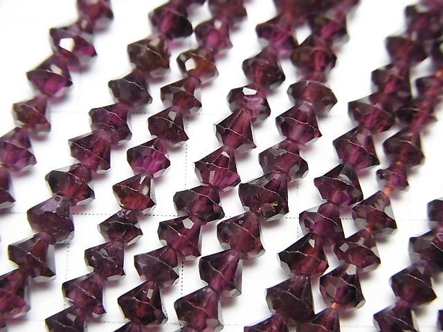 [Video] 1strand $9.79! India Garnet AAA- Faceted Drop 1strand beads (aprx.14inch / 34cm)