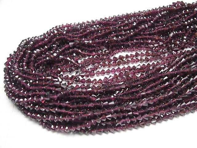 [Video] 1strand $9.79! India Garnet AAA- Faceted Drop 1strand beads (aprx.14inch / 34cm)