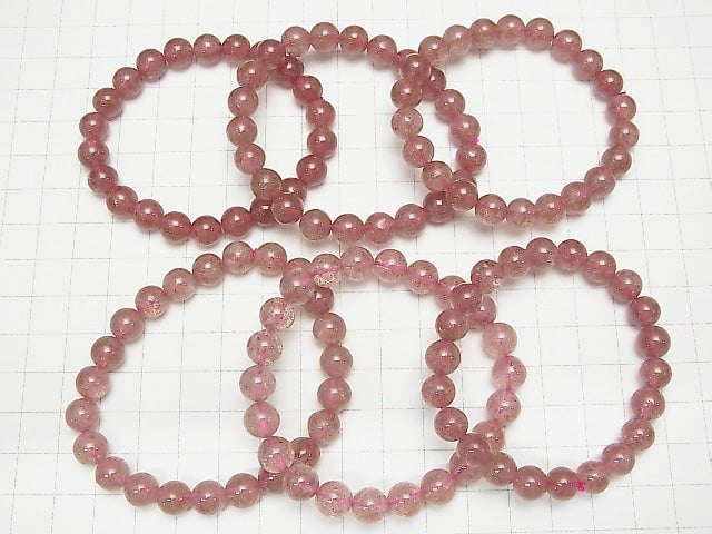 [Video]1strand $8.79! Pink Epidote AA ++ Round 8-9mm 1strand (Bracelet)