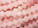 Rose Quartz, Roundel Gemstone Beads