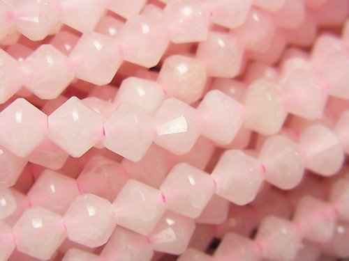 Rose Quartz, Roundel Gemstone Beads