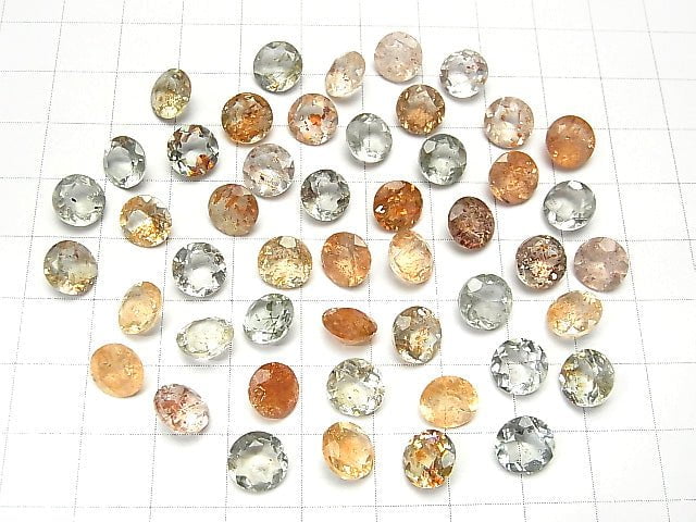 [Video] High Quality Multi Color Sunstone AAA Undrilled Round Faceted 8x8mm 5pcs $12.99!