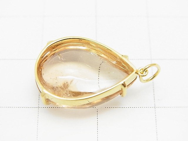 [Video] [One of a kind] Made in Japan!  High Quality Tourmaline AAA Pendant 18KGP NO.108