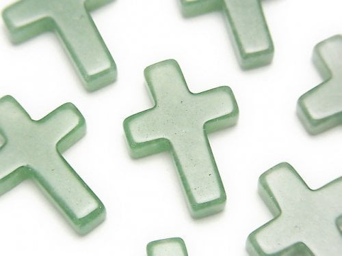 Aventurine, Cross Gemstone Beads