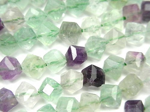 Cube, Fluorite Gemstone Beads