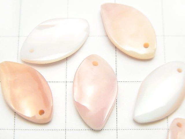 Queen Conch Shell AAA Marquise 15x8mm 2pcs $3.79!