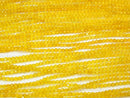 High Quality! Yellow color Chalcedony Faceted Round 2mm 1strand beads (aprx.15inch/37cm)