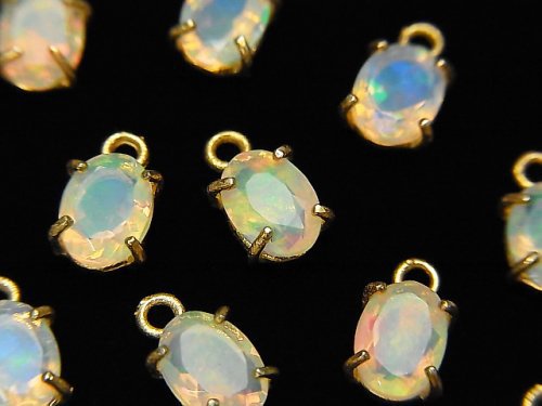 Bezel Setting, Opal, Oval Gemstone Beads