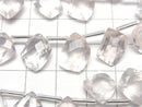 [Video]High Quality Rose Quartz AAA Fancy Shape Faceted half or 1strand (12pcs)