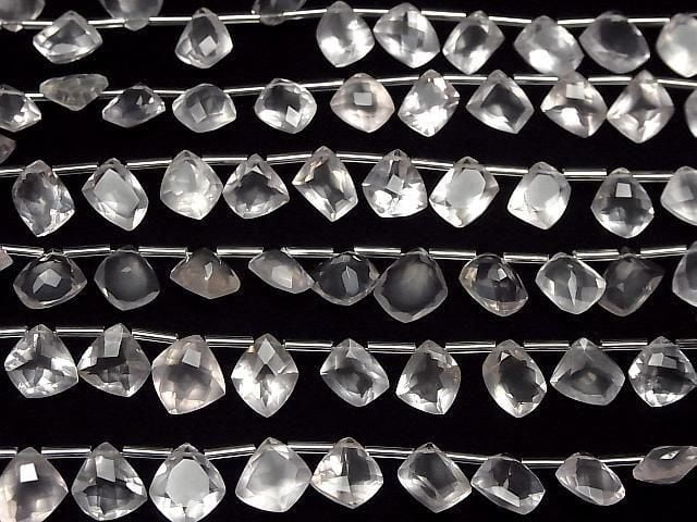 [Video]High Quality Rose Quartz AAA Fancy Shape Faceted half or 1strand (12pcs)