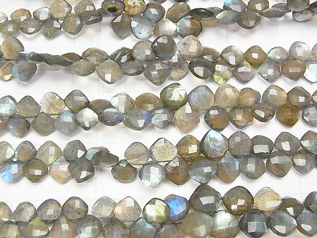 High Quality Labradorite AAA- Diamond Shape  half or 1strand beads (aprx.7inch/18cm)