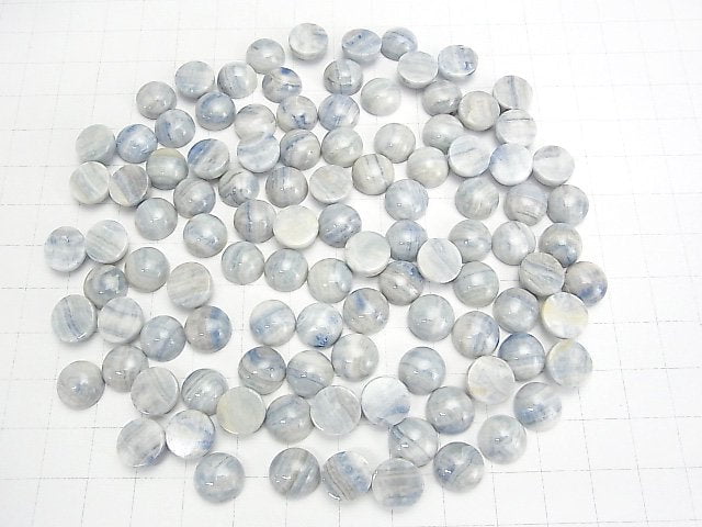 Blue Scheelite Round Cabochon 10x10mm 3pcs $9.79!