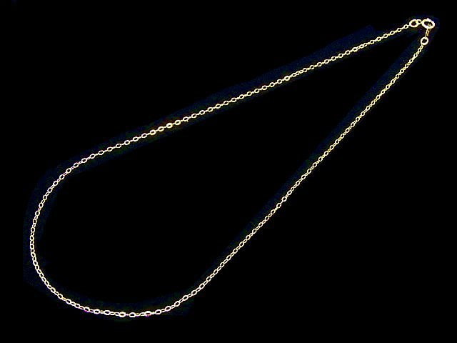 14KGF Flat Azuki Chain 1.5mm [40cm][45cm] Necklace 1pc